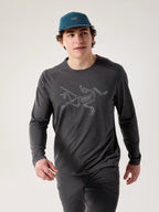 Cormac Logo LS M #Black Heather / Solitude [X00000845202]｜ARC'TERYX