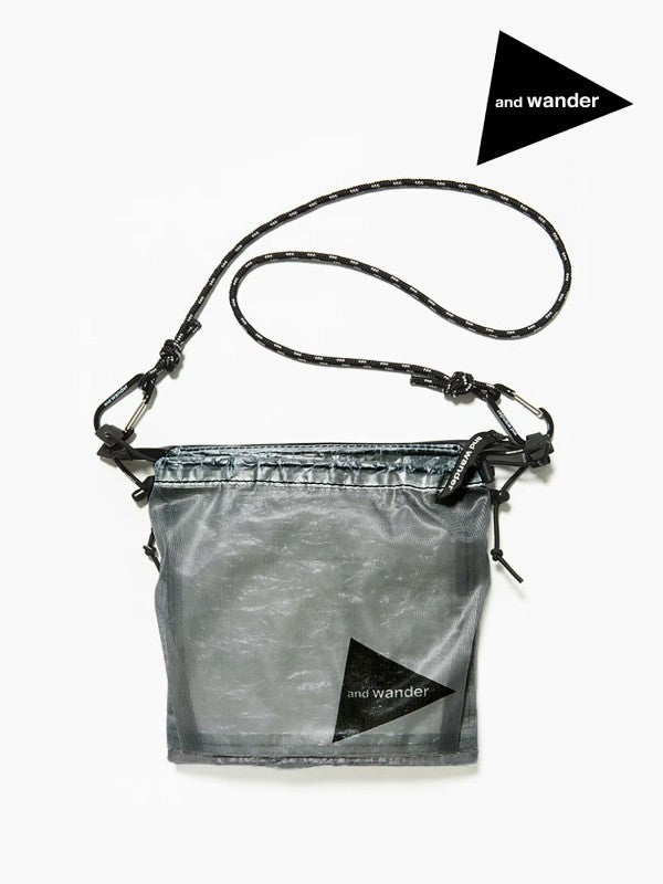UL sacoche with DyneemaR #022/charcoal [4975197]｜and wander