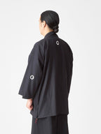 ノラギ 綾織り（紋付き） #スミイロ [41053]｜AXESQUIN