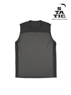 Chord Wool Sleeveless Shirts #Carbon [105201]｜STATIC