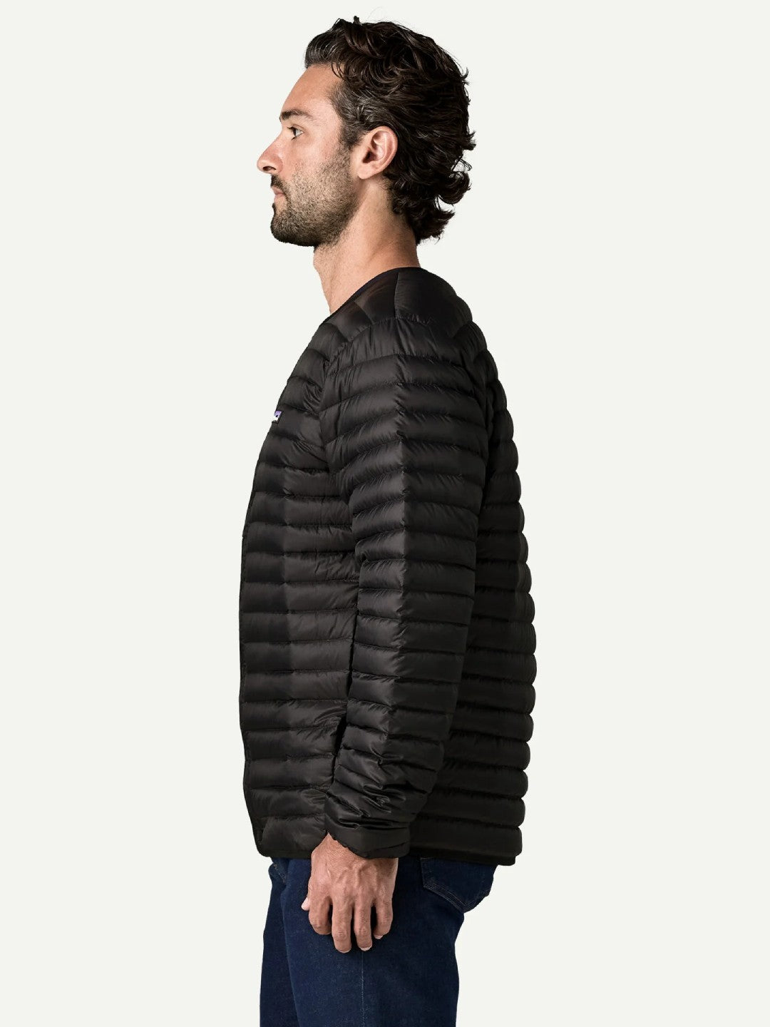 【Men】Men's LW Down Sweater Cardigan #BLK [31900]｜patagonia