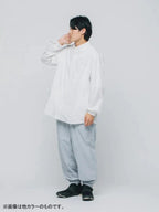 HIKE&BIKE CAVE TYPEWRITER BIG SHIRT #GRAYGE [PS231005]｜PAPERSKY WEAR