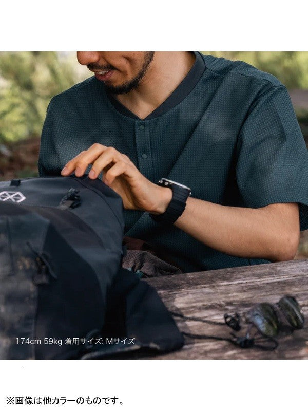 Doublecell Henley S/S Shirts #Ink [100924]｜STATIC