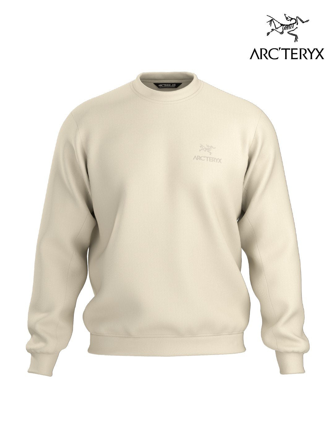 【Men】Emblem Fleece Crew M #Sea Salt [X00000978712]｜ARC'TERYX