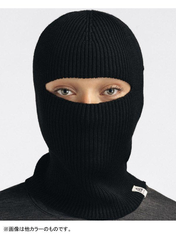 Flat Knit Balaclava Hat #Olive Night [109922]｜ACLIMA