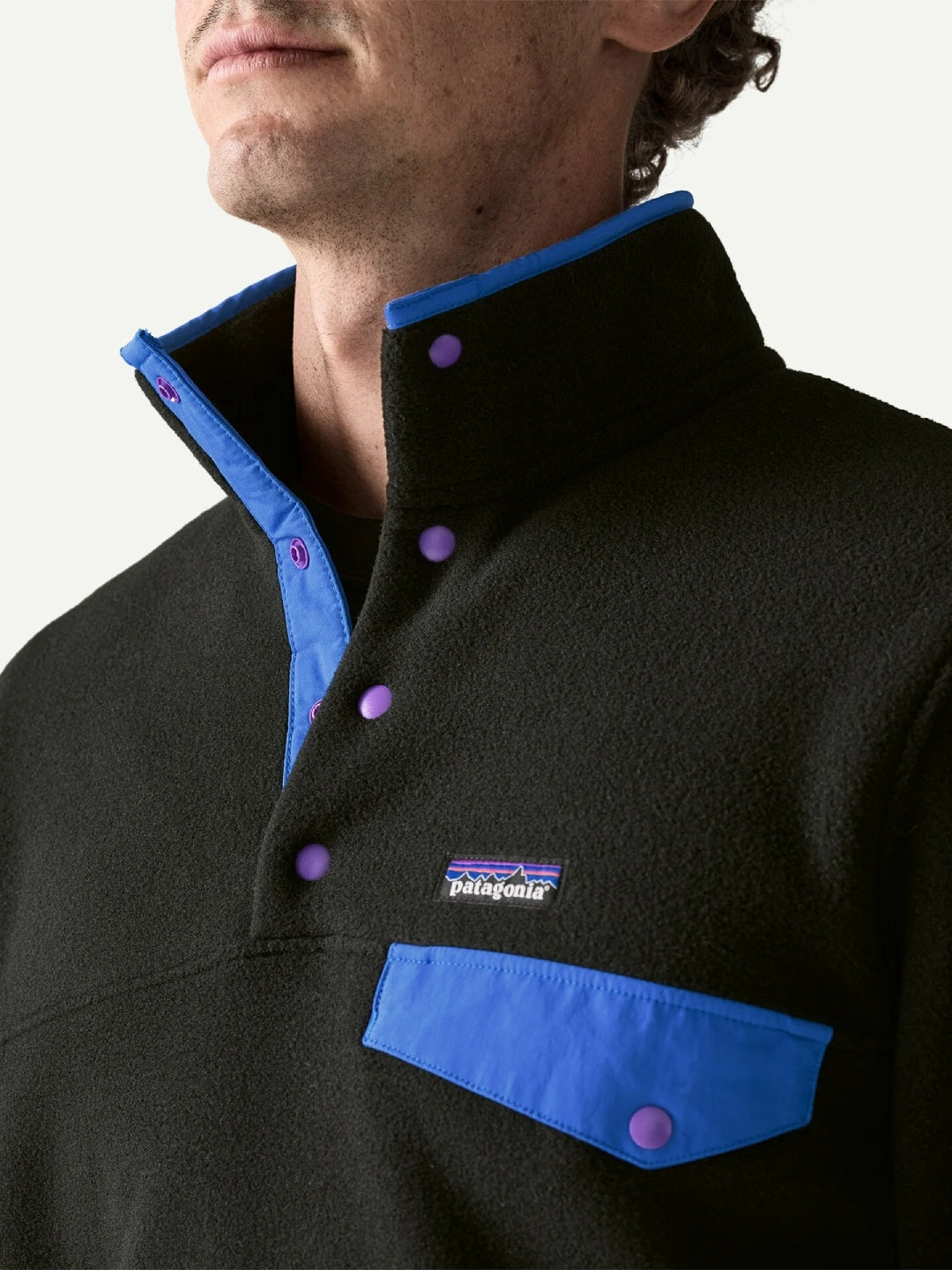 【Men】Men's LW Synchilla Snap-T Pullover #BLKP [25551]｜patagonia