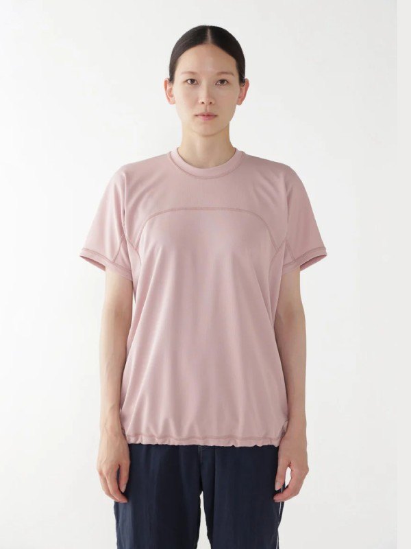 Women's dry jersey SS T #090/pink [5164037]｜and wander