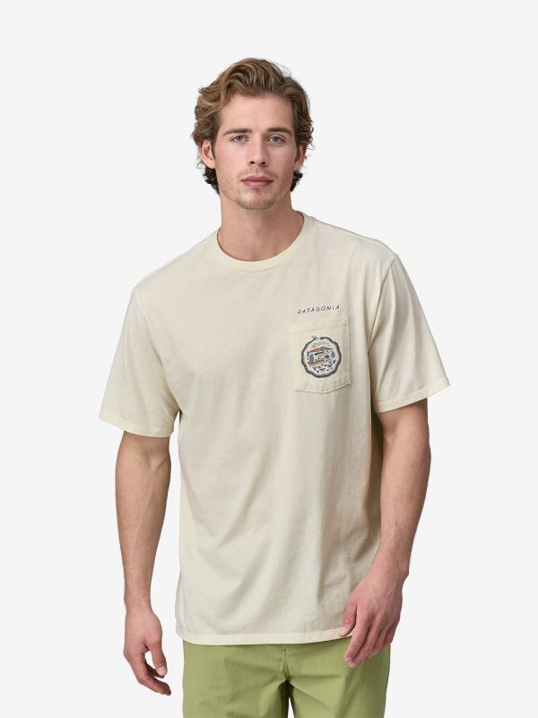 Men's Commontrail Pocket Responsibili-Tee #BCW [37772]｜patagonia