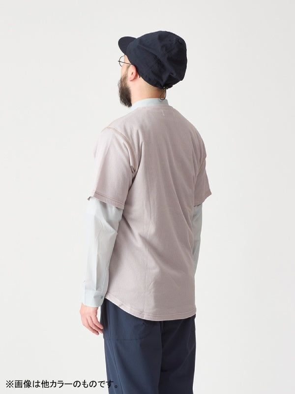 オクタの半袖カーディガン #スミイロ [21095]｜AXESQUIN