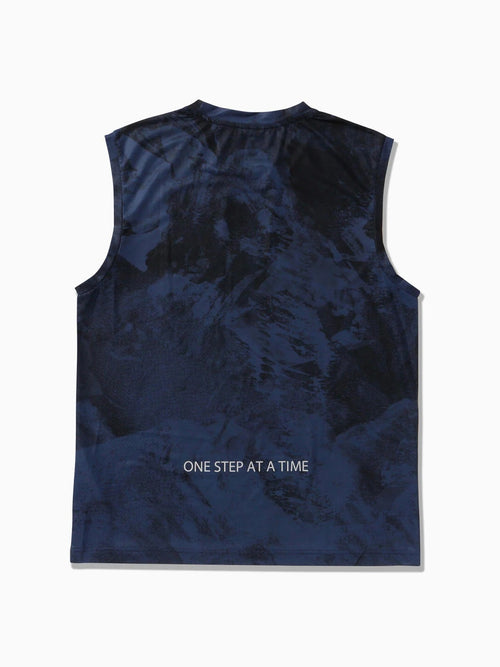 Altra×and wander graphic tank top #navy/120 [6164504]｜and wander