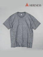 Dry Wool T-shirt 2 #Heather Gray [hu-10014]｜HERENESS