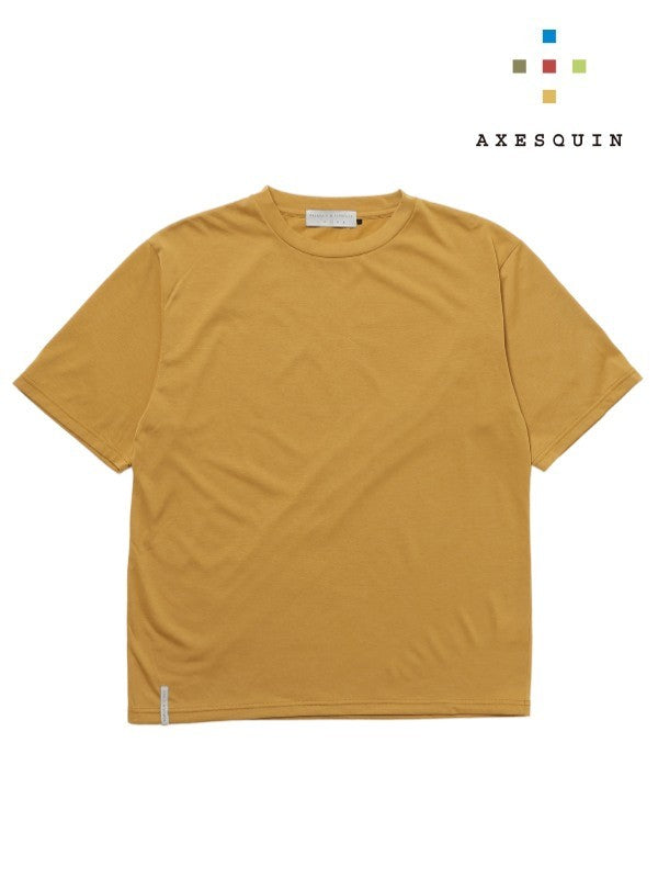 ショートスリーブのＴシャツ #コハクイロ [021073]｜AXESQUIN