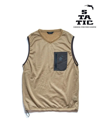 Adrift Vest #Wheat [24501]｜STATIC