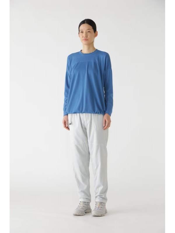 Women's dry jersey LS T #111/l.blue [4264129]｜and wander