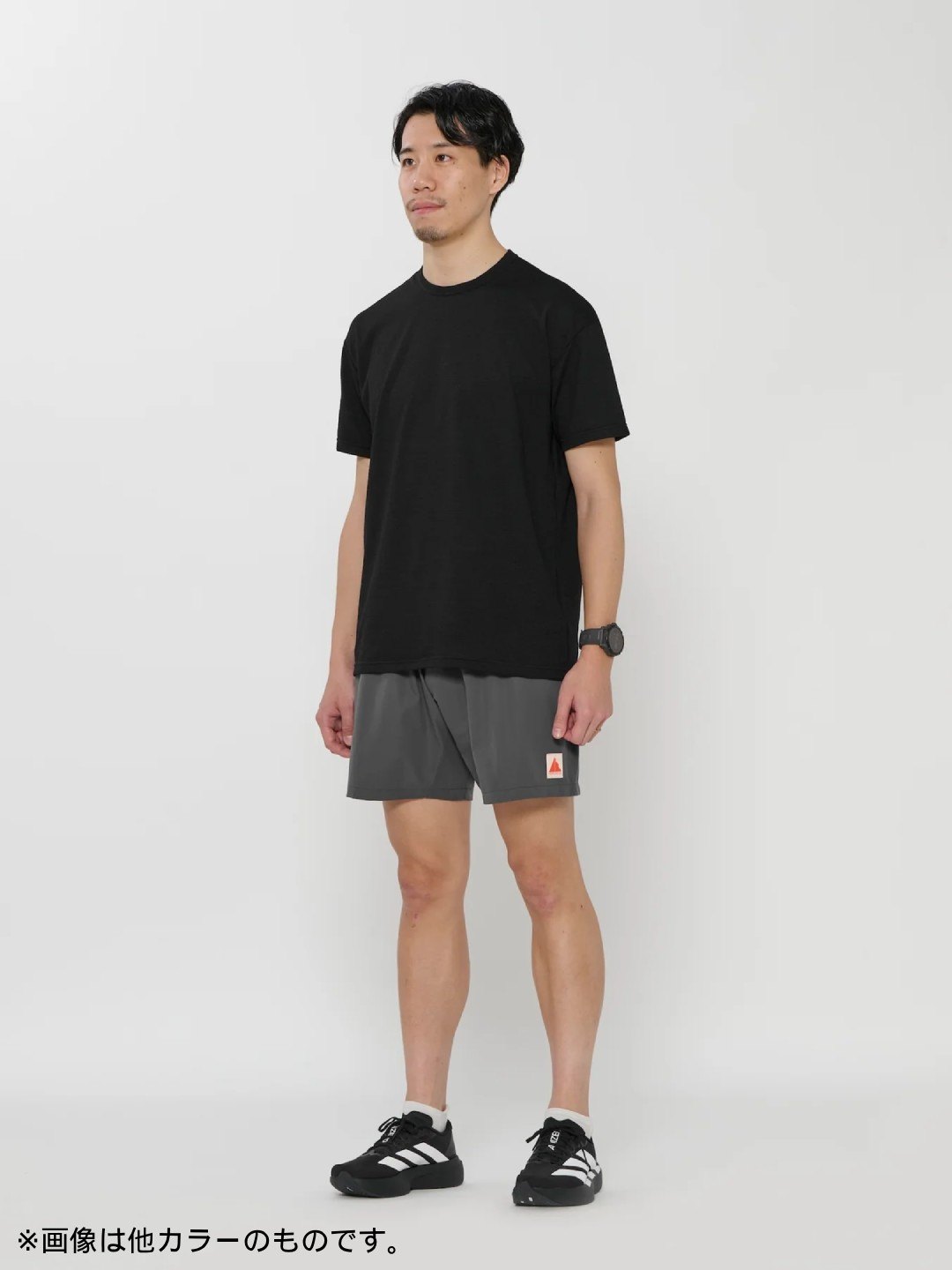 Wool Mesh T-shirt #STRATA GRAY [hu-10010]｜HERENESS