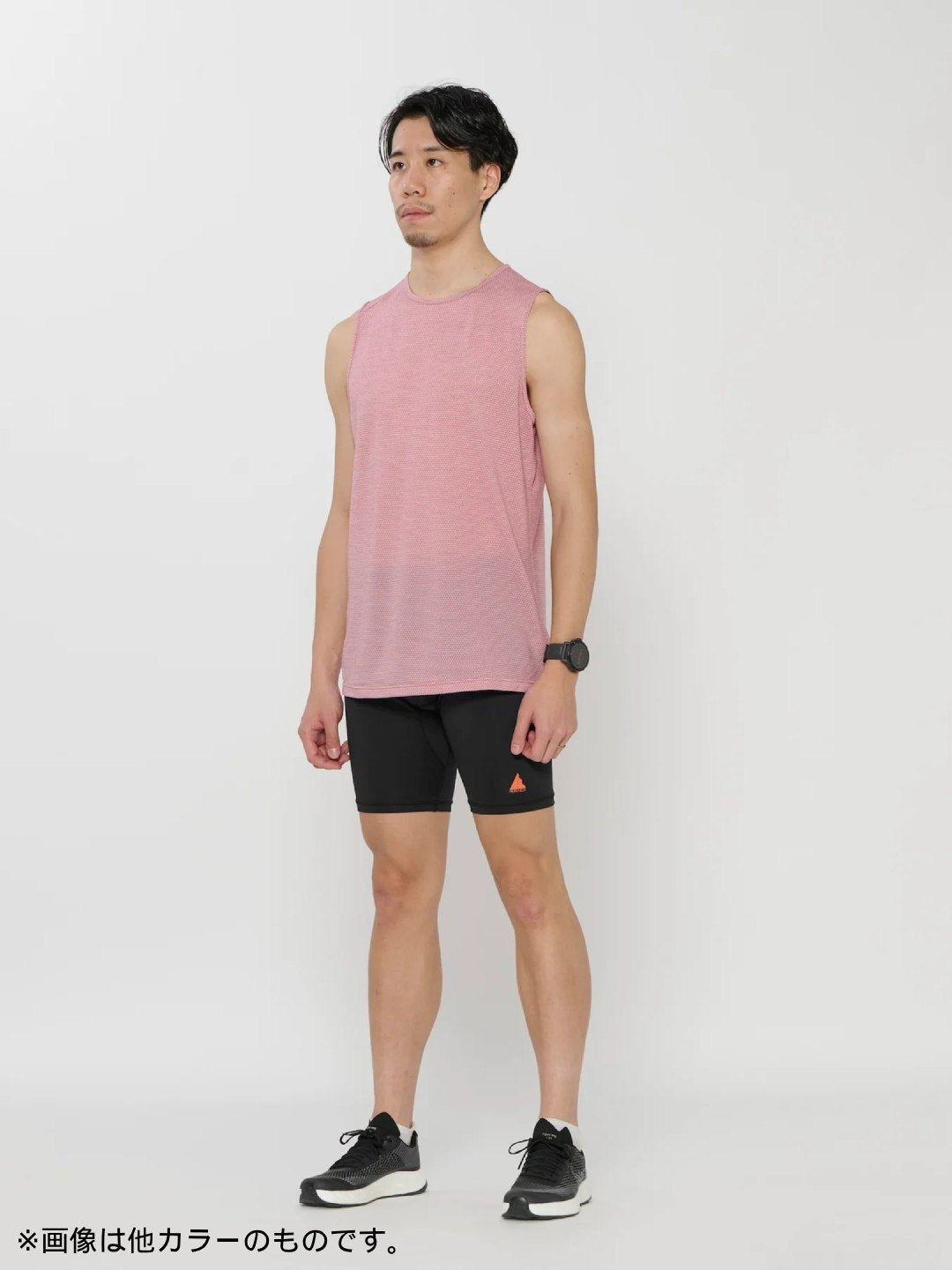 Wool Mesh Tank #LAKE BLUE｜HERENESS – moderate