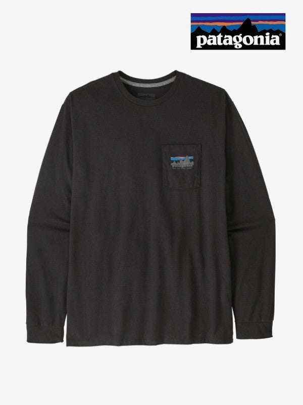 Men's L/S '73 Skyline Pocket Responsibili-Tee #INBK [37743]｜patagonia