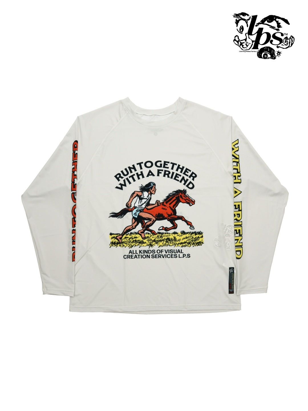 LPS FRIEND Active Long Sleeve #OFF WHITE [13687666647]｜LPS