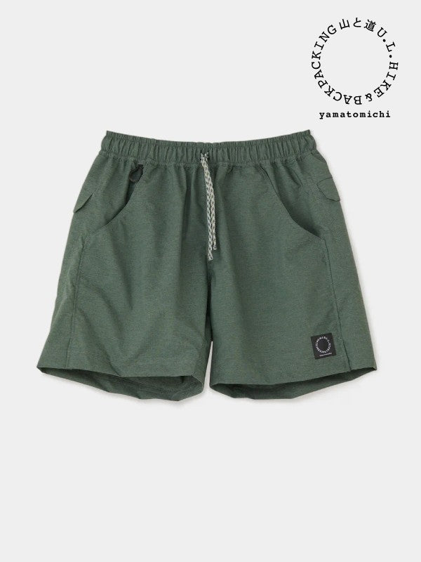 Woman's Light 5-Pocket Shorts #Green Haze｜山と道