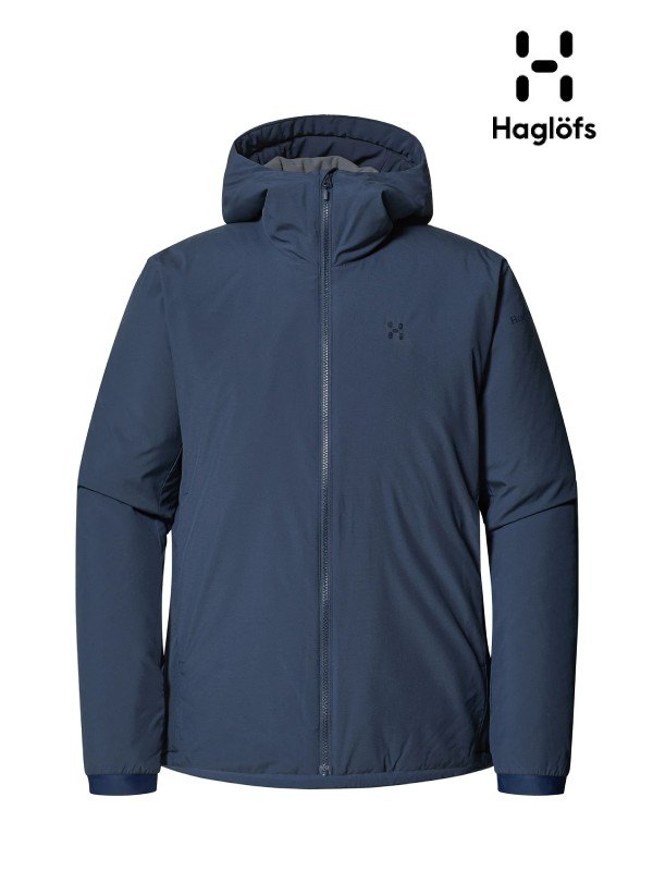 Mimic Alert Hood Men #Tarn Blue [607444]｜HAGLOFS – moderate
