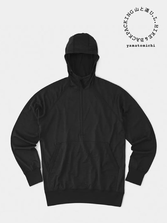 100% Merino Hoody #Black｜山と道