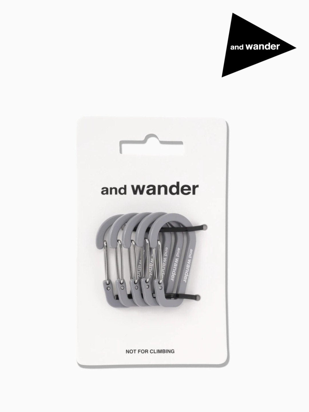 mini carabiner set #gray [5987289]｜and wander