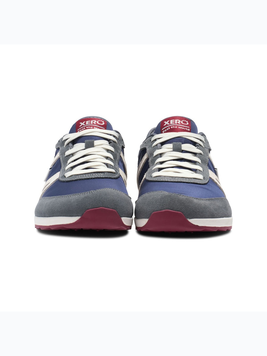 【Men】ウィン ナイロン #ブルー/グレイ/レッド [WYNM-BUGR]｜XERO SHOES