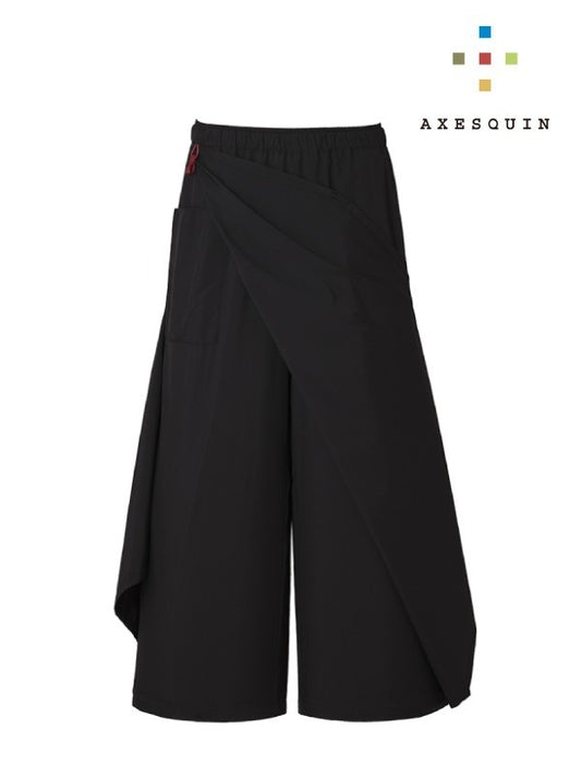 Covered pants #black [042032]｜AXESQUIN
