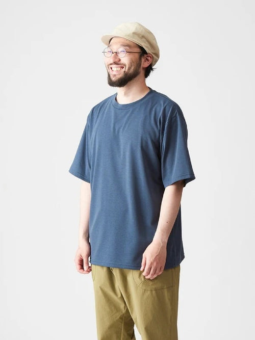 ショートスリーブのＴシャツ #アオニビ [21073]｜AXESQUIN