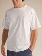 【Men】Kragg Cotton Emblem Crew SS M #White Light [X00001070203]｜ARC'TERYX