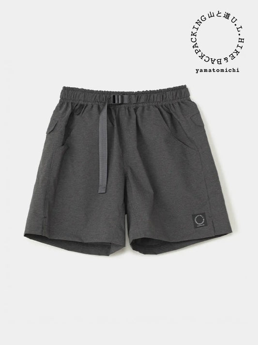 Men's 5-Pocket Shorts Light #Dark Gray｜山と道