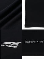 Altra×and wander tank top #black/010 [6164505]｜and wander