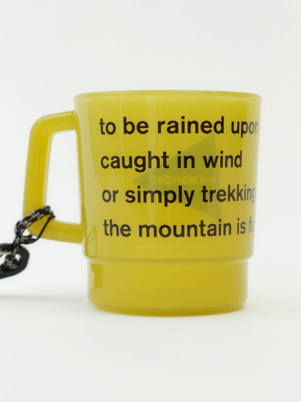 and wander logo PP mug #yellow [5744987701]｜and wander