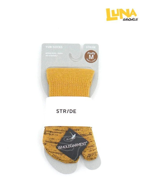 Yubi Socks Luna Fluffy #Amber [LUN234-003024-YEL004]｜LUNA SANDALS