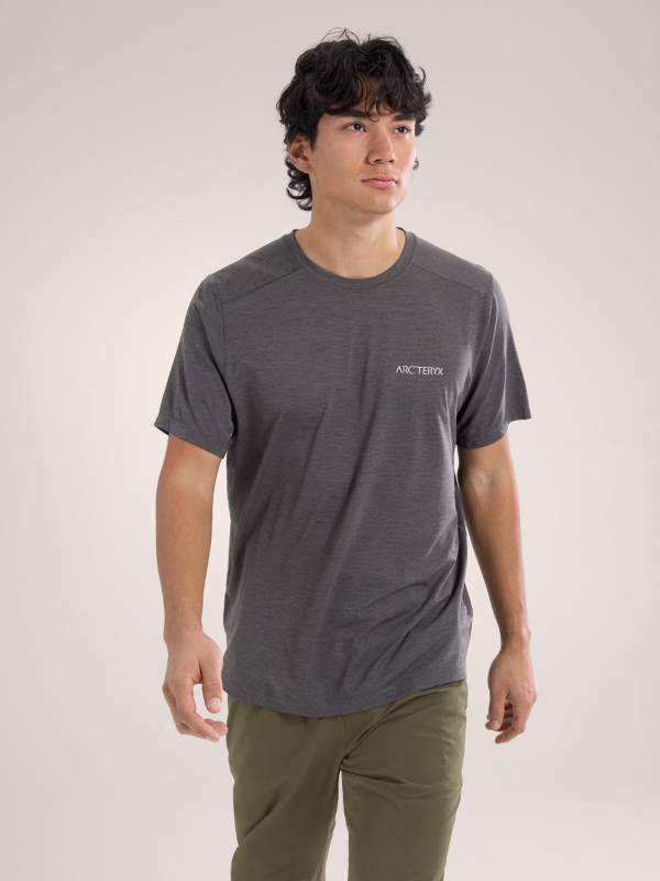 Cormac Arc'Bird Logo SS M #Black Heather [X00000972101]｜ARC'TERYX