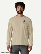 Men's Long-Sleeved Cap Cool Daily Graphic Shirt - Lands #DRCX [45160]｜patagonia