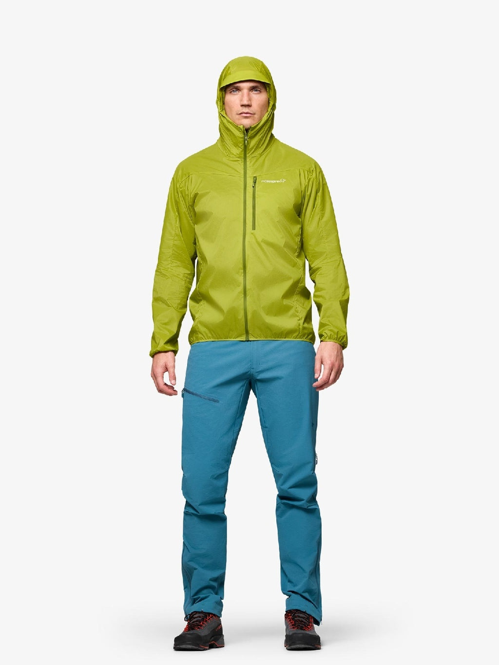 falketind aero60 Zip Hood (M) #Golden Lime [1810-22]｜Norrona