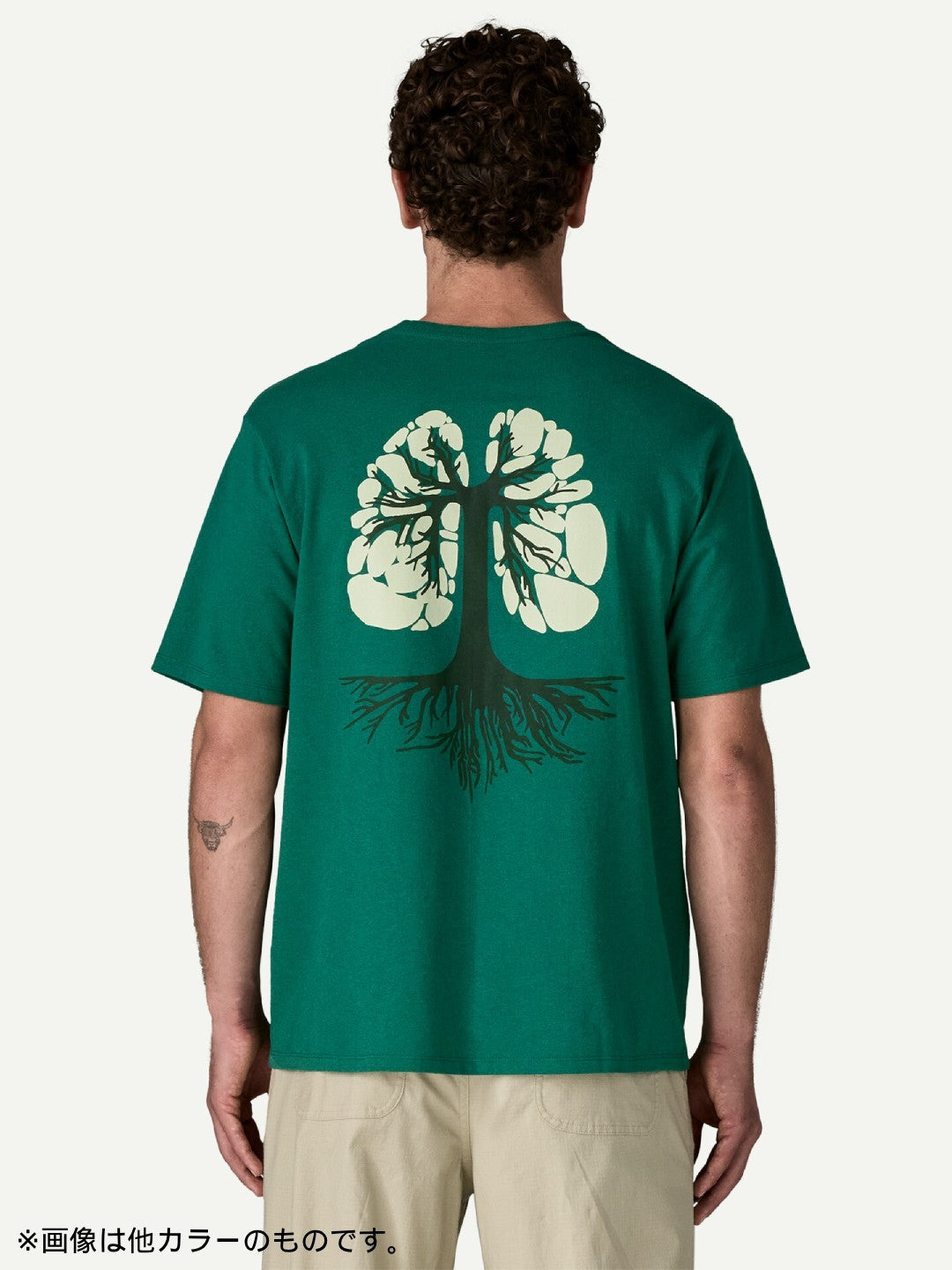 Run Like Roots Responsibili-Tee #WHI [37874]｜patagonia