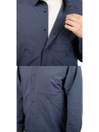 ソフトシェルのショートカラーシャツ #コンネズ [021066]｜AXESQUIN