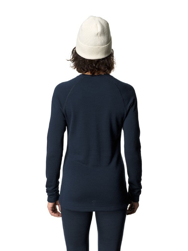 Women's Desoli Thermal Crew #Blue Illusion [840024]｜HOUDINI