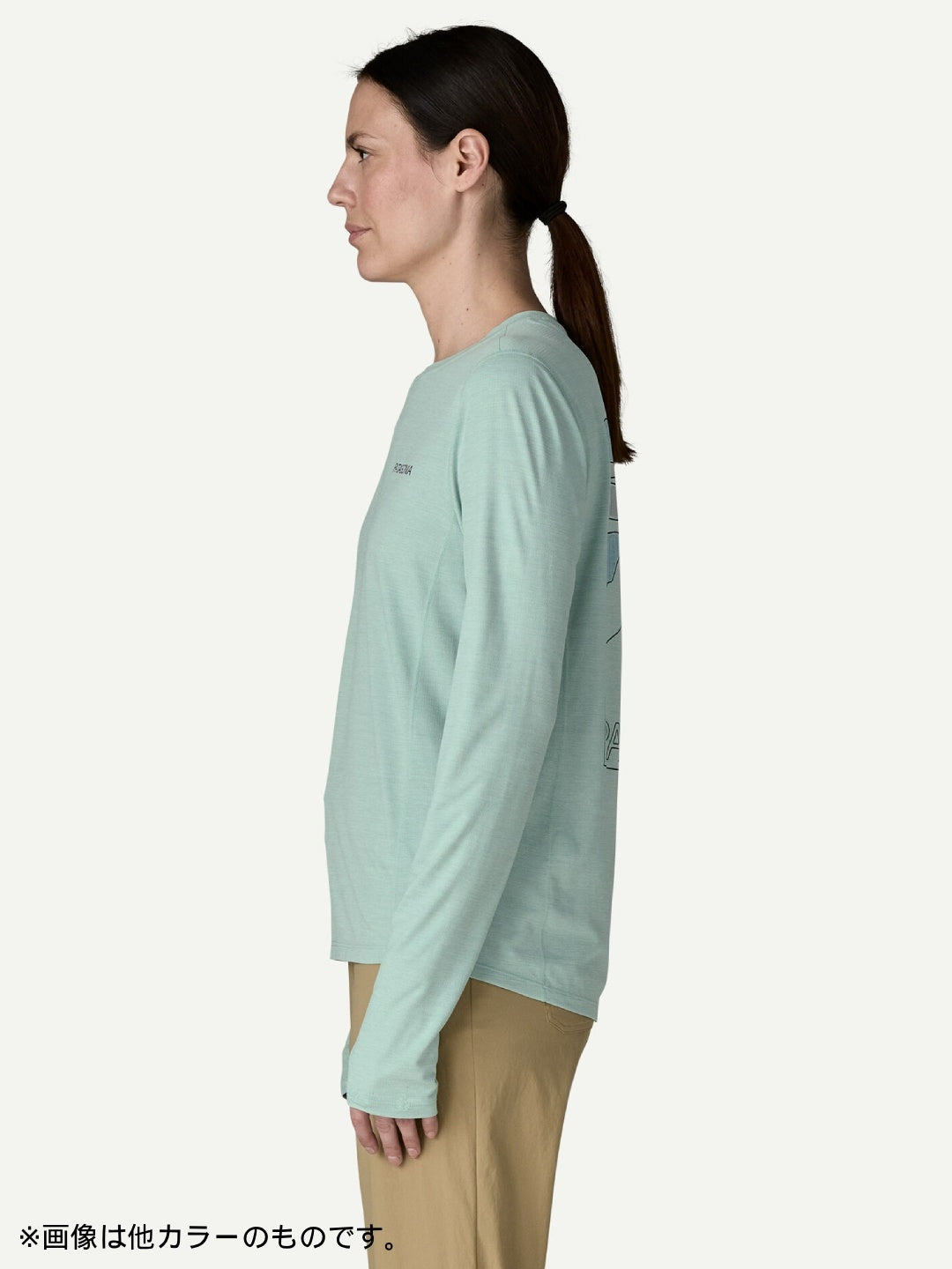 Women's L/S Cap Cool Sun Shirt - Peak Visions #GGNX [44935]｜patagonia