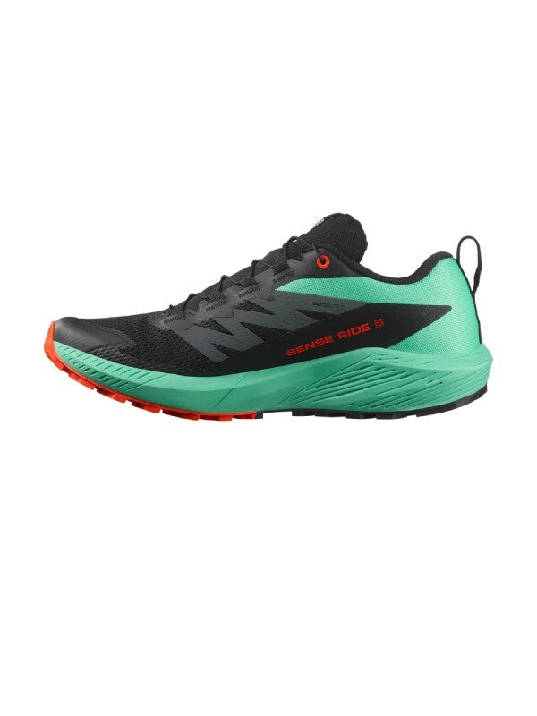 SENSE RIDE 5 #Black/Bay/Cherry Tomato [L47698200]｜SALOMON