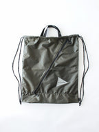 crispy rip drawstring bag #khaki [6985160]｜and wander