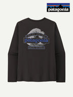 【Men】Men's L/S Cap Cool Daily Shirt - Great Waves #BLK [45494]｜patagonia