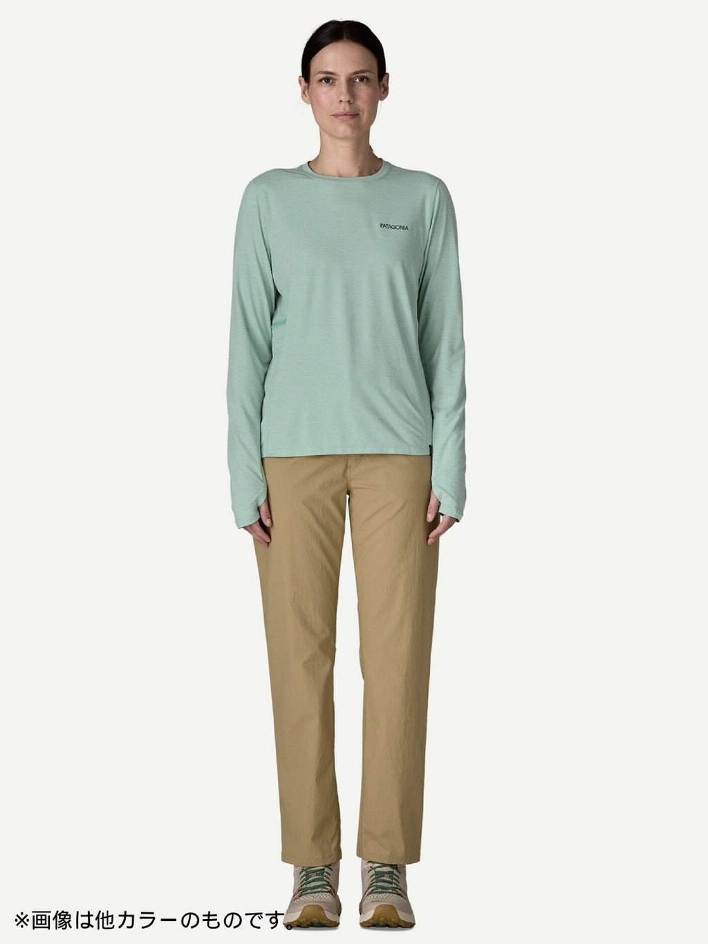 Women's L/S Cap Cool Sun Shirt - Peak Visions #GGNX [44935]｜patagonia