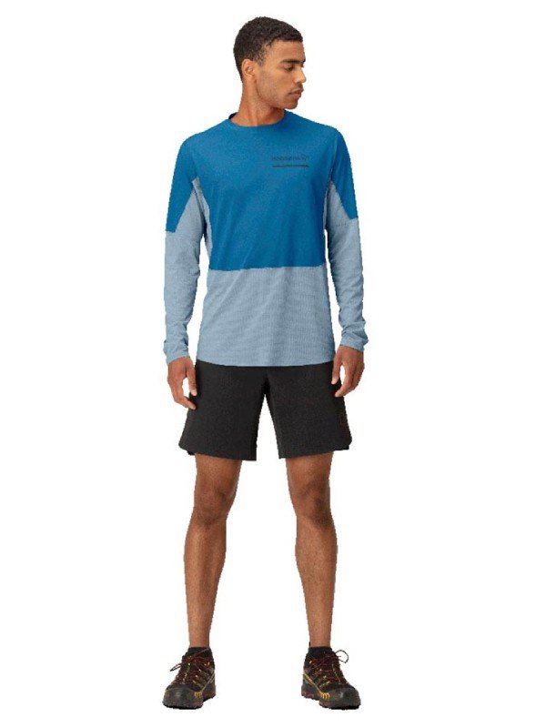 senja equaliser lightweight Long sleeve (M) #Mykonos Blue [5820-23]｜Norrona