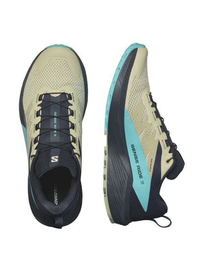 SENSE RIDE 5 #Alfalfa / Carbon / Peacock Blue [L47458500]｜SALOMON