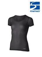 Women's ドライレイヤーベーシックＴ #ブラック [FUW0422]｜finetrack