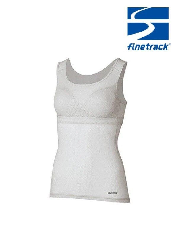 Women's ドライレイヤーベーシックブラタンクトップ #ペイルグレー [FUW0424]｜finetrack