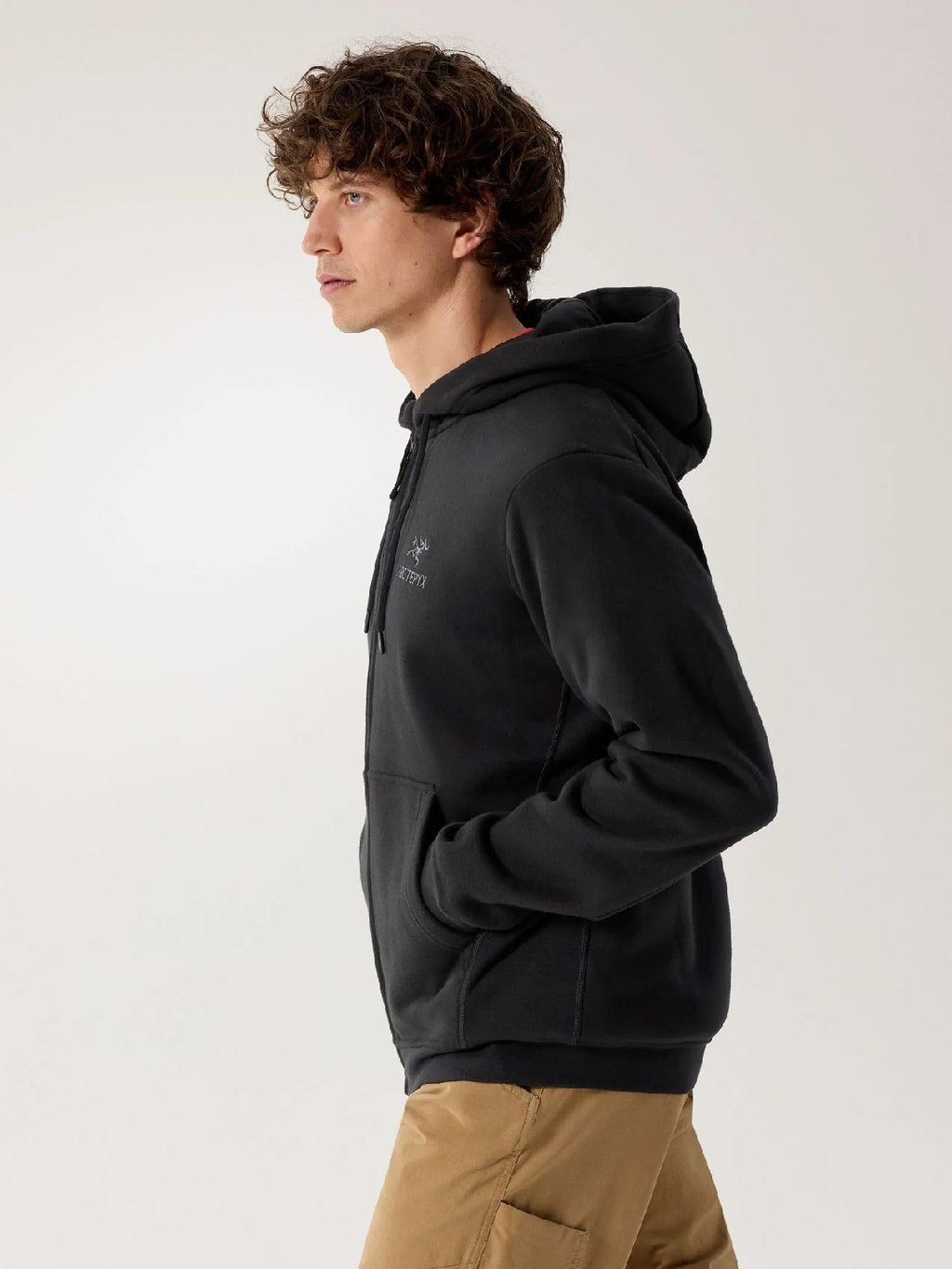 Emblem Fleece Full-Zip Hoody M #Black [X00000992903]｜ARC'TERYX